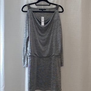 White House black market cold shoulder jersey knit